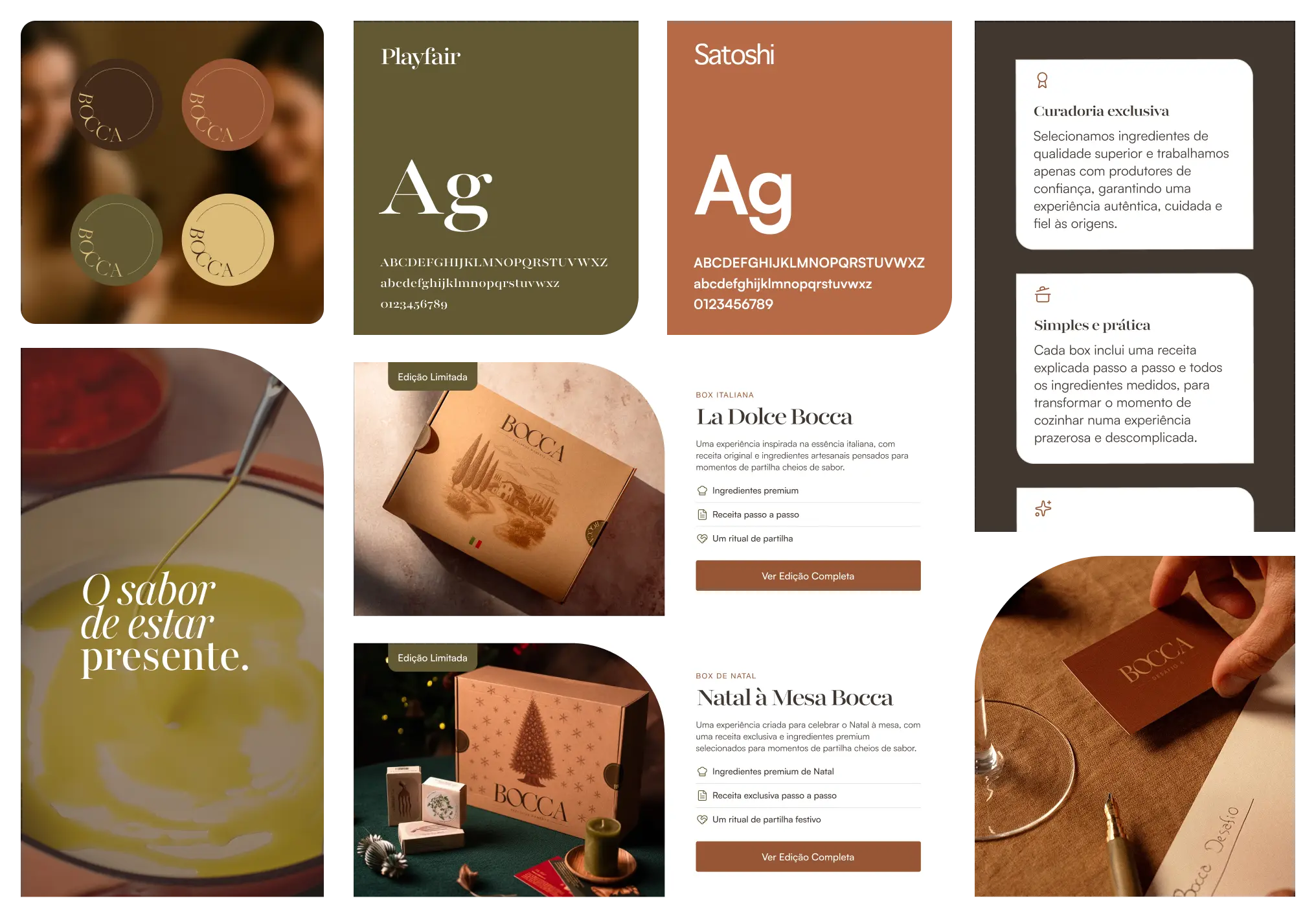 Bocca branding and visual identity